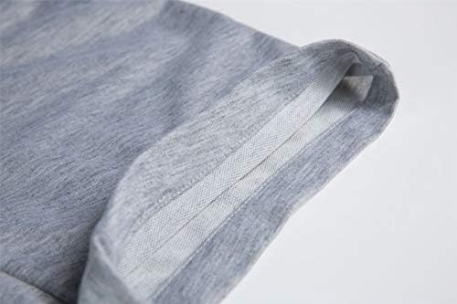 Muška jednobojna ležerna Sportska brzosušeća majica za trčanje ili teretanu kratka s džepovima