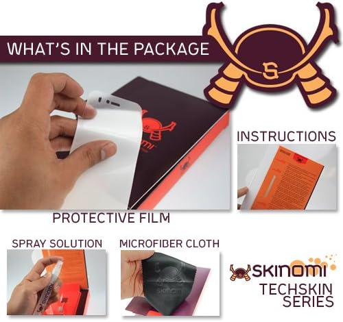 Skinomi zaštitnik kože cijelog tijela kompatibilan s nvidia projektom štitnika TechSkin Full Coverge Clear HD Film