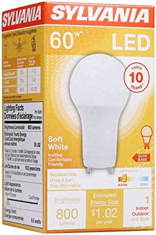 LED žarulja 919, 8,5 vata, ekvivalent 60 vata, 10 godina, bez podešavanja svjetline, 800 lumena, 2700 K, meka bijela - 1 pakiranje