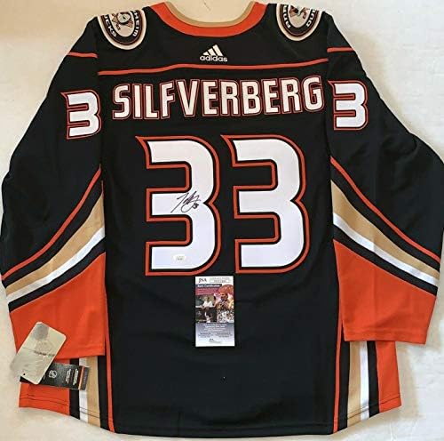 Jakob Silfverberg potpisao Anaheim Ducks Adidas Autentic Adizero Jersey JSA - Autographd NHL dresovi