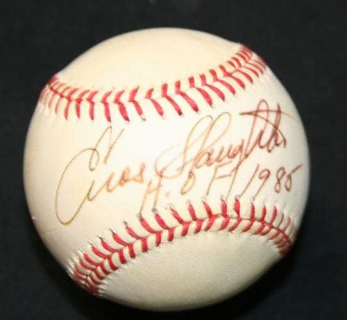 Enos Slaughter potpisao je onl bejzbol autogramirani s HOF kardinalima PSA/DNA AL87551 - Autografirani bejzbol