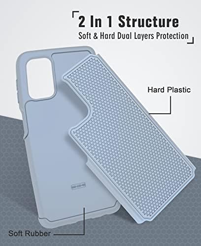 Za Samsung Galaxy A32 5G futrola: zaštitni šok čvrsta robusna kućica mobitela | Teška zaštita | Anti-Slip tekstura | Vojna mat tvrdi