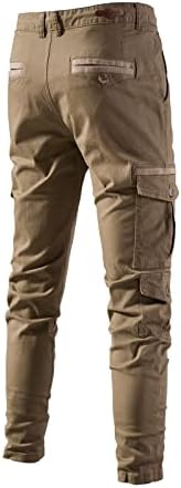 Teretne hlače muškarci, proljetni i jesenski muškarci ležerne prozračne teretne hlače čvrste svestrane hlače