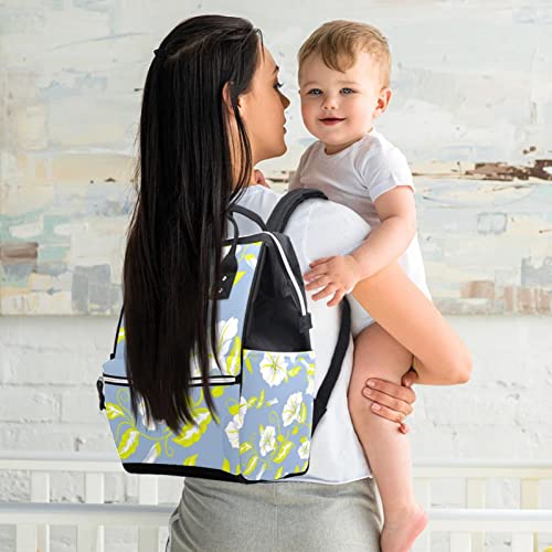 Cvjetne pelene torbe torbe mame ruksak veliki kapacitet za pelene vrećice za njegu za njegu bebe