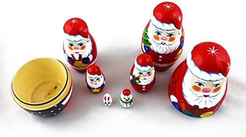 AEVVV ruske lutke za gniježđenje Djed Mraz je postavljeno 7 PCS
