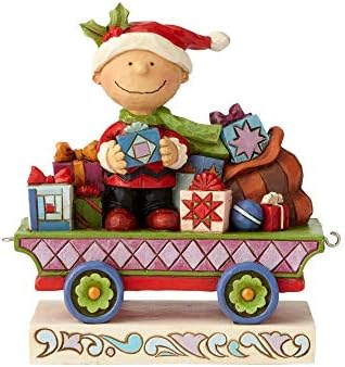 Enesco kikiriki Jim Shore Charlie Brown božićni vlak Figurica, 4.72 , višebojan