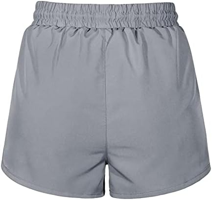 Brze suhe sportske kratke hlače za žene elastični struk labave fit teretane trčanje kratke hlače prozračne ljetne kratke hlače