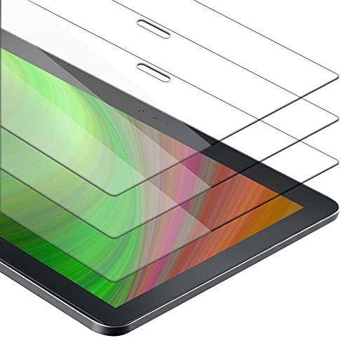 Cadorabo 3x kajano staklo kompatibilno s Lenovo Tab 4 10 Plus u velikoj prozirnosti - 3 pakiranja Zaštita zaslona 3D Touch Kompatibilno