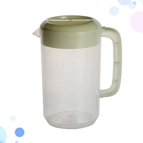 Doitool mjerne šalice, veliki kapacitet za mlijeko čaj mjerni čajnik za skladištenje pića s poklopcem s vrpcom za hladnu vodu plastični