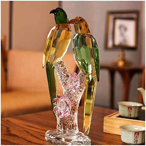 Hikje ručno izrađeno kristalno humming ptičje životinjske figurice ukras staklo kućni uredski stol dekor božićni vjenčani poklon dekorativni