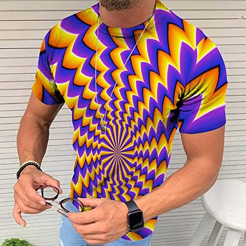 Muška majica s grafičkim printom Hipster hip hop majica s tiskanim Hip-Hop majicom s kratkim rukavima u boji grafiti casual topovi