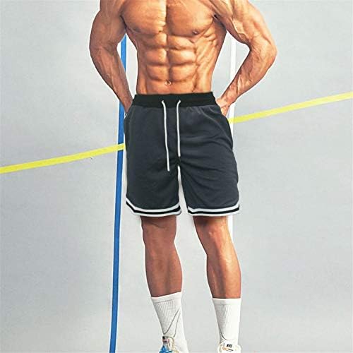 Muške fitness kratke hlače mrežaste prozračne košarkaške sportske kratke hlače za trčanje koje upijaju znoj s džepovima