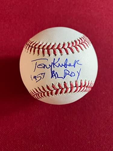 Tony Kubek Autografirani '57 Roy Ins. Službeni bejzbol Yankees - Autografirani bejzbol
