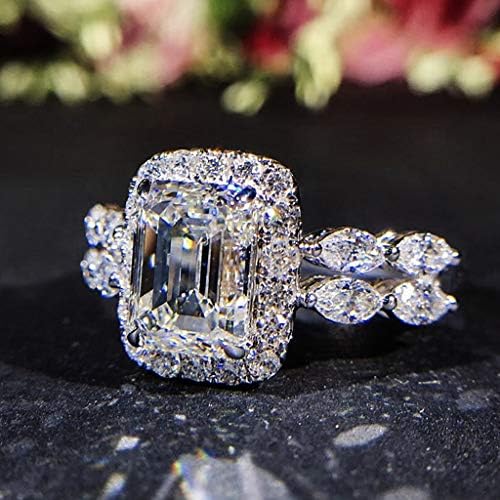 2023. Novi temperament dijamantni dijamantni oblik prstena Dijamantni prstenovi prstenovi prstenovi Boy