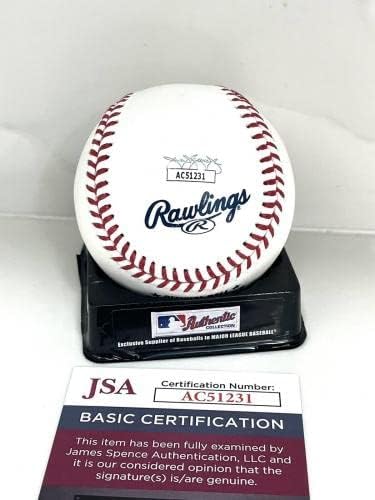 Ron Washington Hand potpisao Službeni 2021 World Series Baseball Gold Braves JSA - Autografirani bejzbol