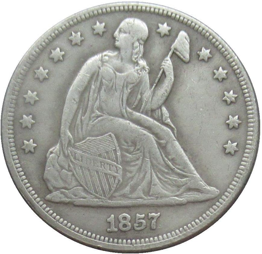 U.S. $ 1 zastava 1857 Srebrna replika replika komemorativna kovanica