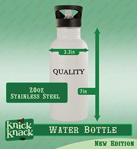 Knick Knack pokloni Vaccinator - boca vode od nehrđajućeg čelika od 20oz, srebro