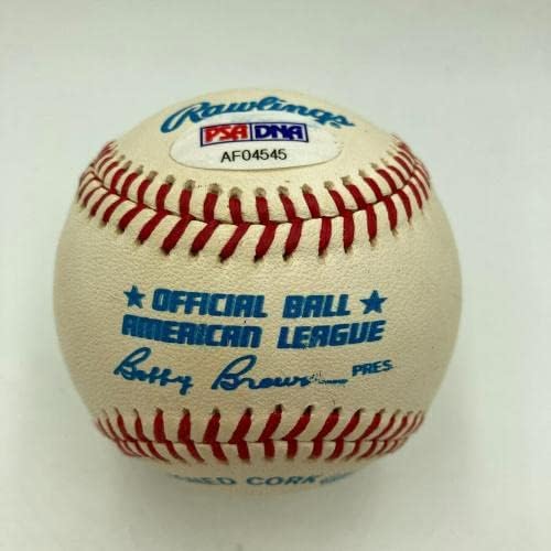 Mickey Mantle potpisao je američku ligu bejzbol PSA DNK ocijenjena metvica 9 - Autografirani bejzbols