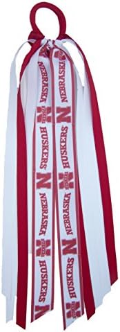 Božanske kreacije NCAA Nebraska Cornhuskers Girls ES1-Nenebraska obožavatelji repova, crvena, jedna veličina