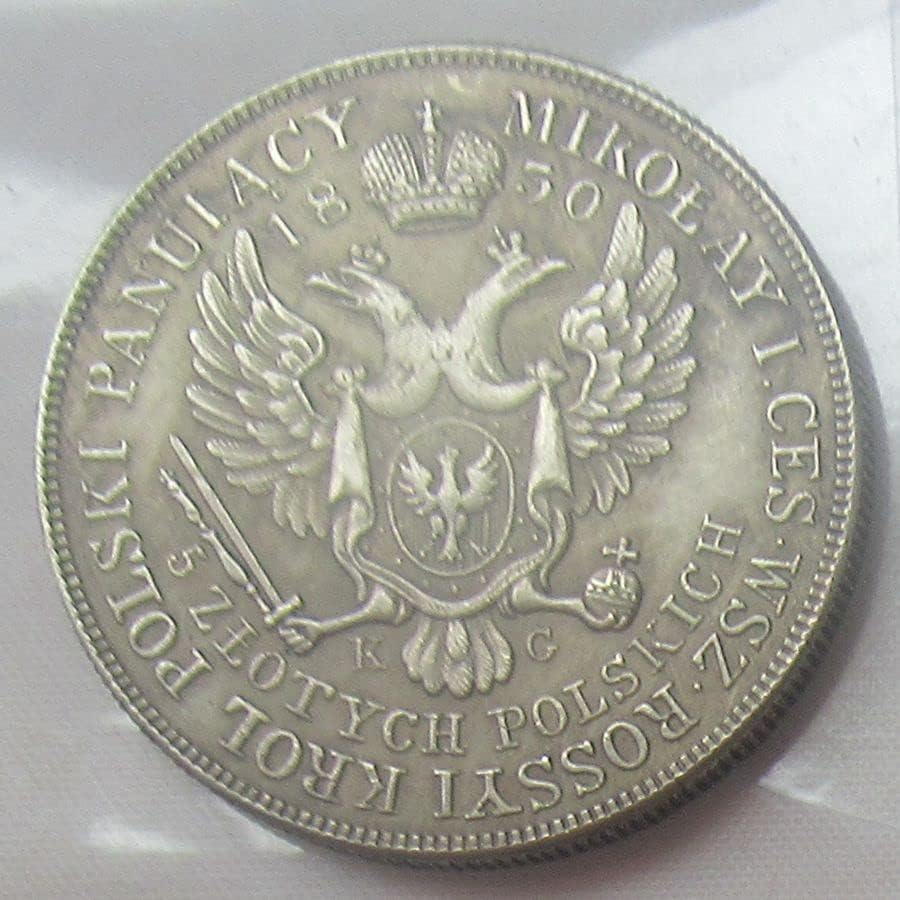 Srebrni dolar poljski 5 Zloty 1930-1934 5 Strani kopija Komemorativni novčići