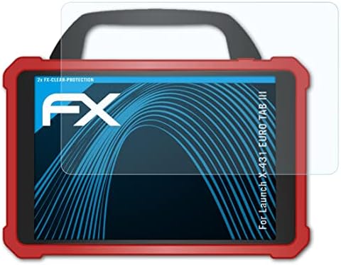 ATFOLIX Zaštita zaslona Film Kompatibilan s lansiranjem X-431 EURO TAB III Zaslon zaslona, ​​Ultra Crant FX zaštitni film