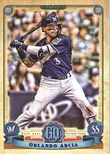 2019. Topps Gypsy Queen 252 Orlando Arcia Milwaukee Brewers MLB Trgovačka kartica za bejzbol