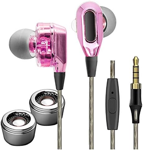 LTXHORDE Slušalice Ergonomske s MIC-u uši uši uši stereo slušalice dvostruke dinamičke jedinice Hibridne slušalice duboke bas kompatibilne