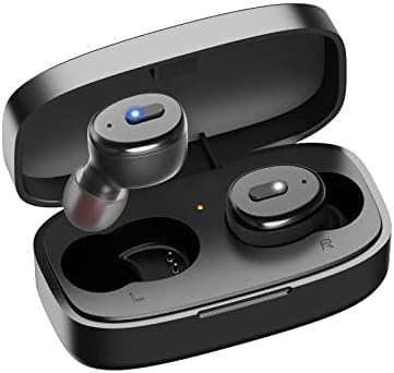 Bežične ušice Boean Mini Bluetooth slušalice s futrolom za punjenje 46h 46h reprodukcije IPX8 Vodootporni ušne gumbe Upravljanje dubokim