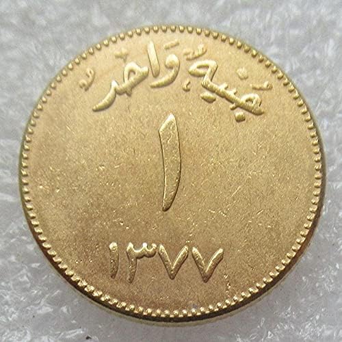 Šuma Saudijska Arabija Kopija Zlatna pozlaćeni spomen SA06