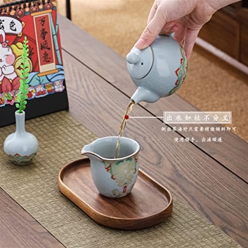 Ganfanren kung fu set čajne set prijenosni putopis kući čaj set keramičke čajne čajne čajne čajnik