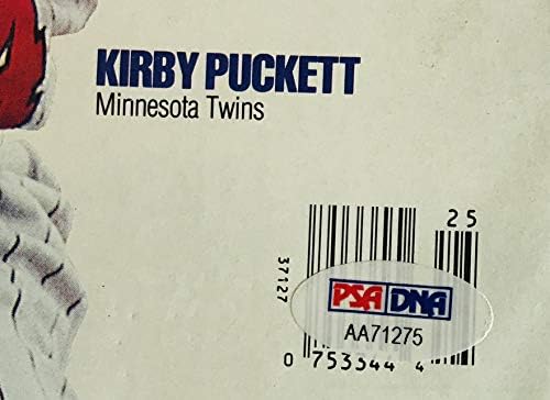 Kirby Puckett potpisao Magazine Street & Smiths Minnesota Twins bejzbol PSA DNA Autographd