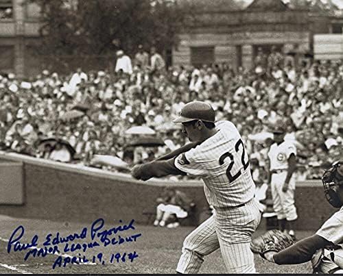 Paul Popovich Chicago Cubs upisan je M.L. Debit Potpisan 8x10 fotografija s COA