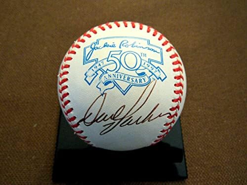 Dave Parker MVP Pirates Reds potpisali auto Jackie Robinson 50. OAL bejzbol JSA - Autografirani bejzbols