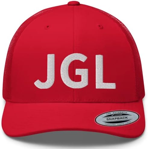 Rivemug JGL Trucker Hat, bijeli veznik chapo guzman chapito 701 šešir srednje krune zakrivljene račune podesive kapice | Gorra Jgl