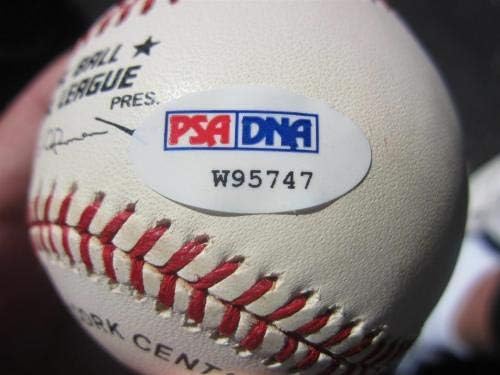 Frenchy Bordagaray Yankees Dodgers Singl Potpisani bejzbol lopta PSA/DNA D 00 - Autografirani bejzbol
