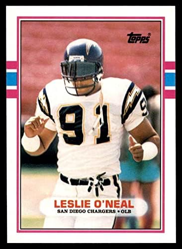 1989. Topps 73 T Leslie O'Neal San Diego Chargers NM/MT Chargers Oklahoma St.