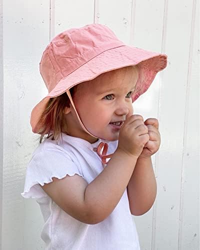 Šešir i sunčane naočale za bebe, UV zaštitni kapu s širokim vrhom, mališani šešir za plažu ljeta za dječake djevojčice