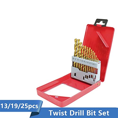 Twist bušilica set set 1,0-13 mm obložena metalna rupa za bušilicu za drvene metalne bušilice električni bušilica 1set