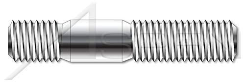 M20-2,5 x 40 mm, DIN 938, metrike, klipovi, dvostruki, vijačni kraj 1,0 x promjera, a2 nehrđajući čelik