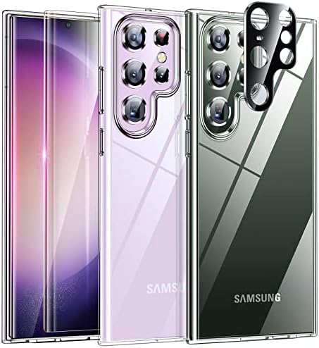 Humixx Ultra Clear za Samsung Galaxy S23 Ultra CASE, [nikad žuto] [zaštita od udara od mil.