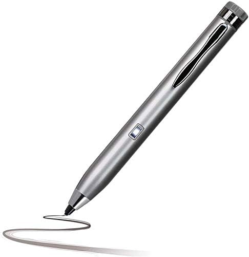 Broonel Silver Mini Fine Point Digital Active Stylus olovka kompatibilna sa Samsung Galazy Tab S6 LTE 10.5
