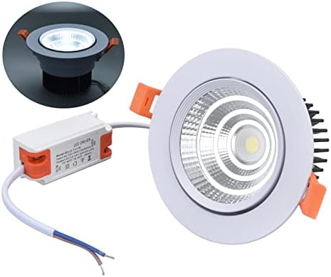 7 vata 4-inčni ugradbeni reflektori ultra tanka LED ugradbena stropna svjetiljka s podesivim kutom 630lm toplo svjetlo 100 - 264V 50000h,
