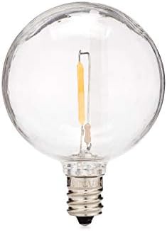 Utičnica za blagdansko osvjetljenje s LED filamentom od 950, komercijalne zamjenske žarulje sa globusom, 0,6 vata podesive plastične