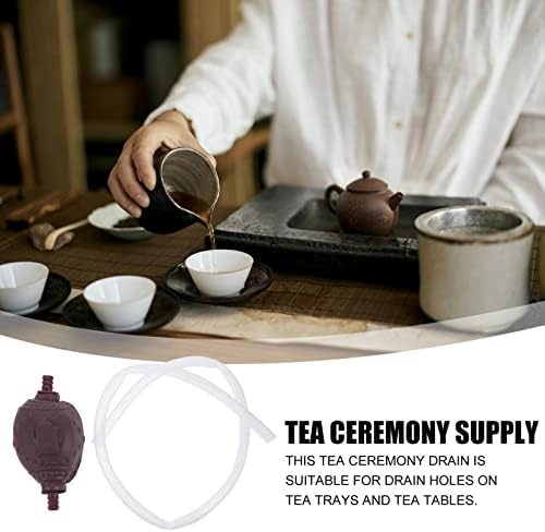 Veemoon pribor 5 sets čaj čaj isušivanje cijevi čaj od čajne cijevi kung fu čaj za odvod čaj crijeva za odvod cijevi alati