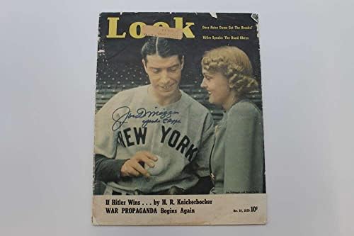 Joe DiMaggio potpisao je časopis iz 1939.