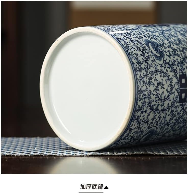 Zhyh Jingdezhen plavo -bijeli porculanski vjenčani stakleni vaza sretna riječ tepka keramička staklena za vjenčanje vaza keramička