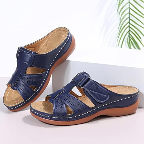 Ženske papuče za pete s petom plus veličine vintage rimske sandale Ladies Summer Water Cipele Flip Flops Slajpovi obuća obuća