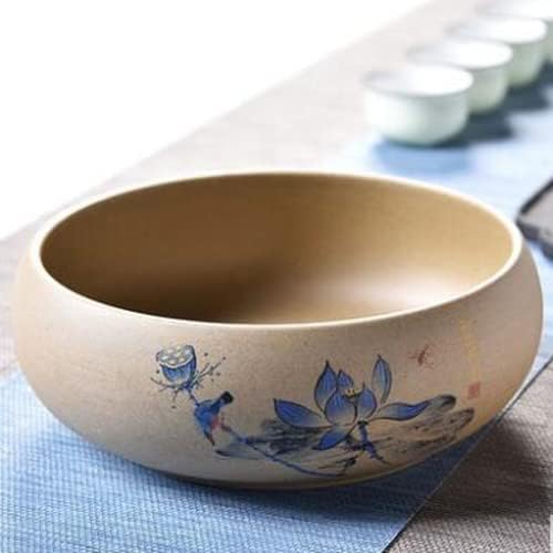 Xialon 19,5 cm lotos uzorak keramički čaj za pranje kineskog čaja set olovka za pranje pribor za čaj čaj