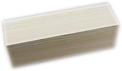 Serdokntbig Fleksibilni pravokutni sapun Silikonski kalup s drvenom kutijom za domaći proizvod od 42oz