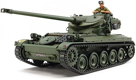 Koliyn model vojnog tenkova, 1/35 skala francuskog modela laganog spremnika AMX-13, igračke za odrasle i poklon